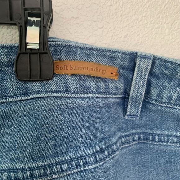 Soft Surroundings Stretch Medium Wash Cropped Jeans - Picture 7 of 12